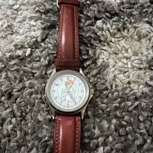 Red hot ryder Show girl Red Leather Strap character Watch